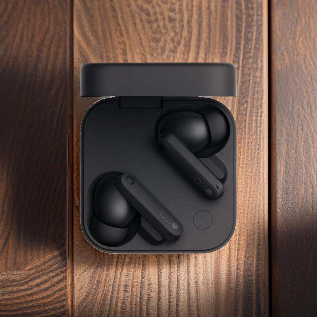 JetNik- NOTHING Buds Wireless Bluetooth Earbuds, 42Db Noise Cancelling Earbuds, Dirac Hd Audio, 35.5H Playtime, Bt5.3, Ip54 Waterproof, 4HdMics Wireless In Ear Headphones For iPhone &Android(Dark Grey)